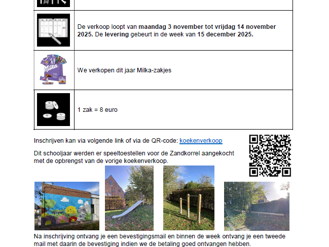 Koekenverkoop De Vloedlijn De Zandkorrel 2025
